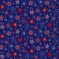 Patriotic Pop Starry Medallions 43"/44" Fabric Per Yard