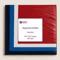 Supreme Solids - 10x10 Layers - Patriotic (40 Squares)