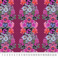Perennial Borders Beata's Garden in Plum AMT137-84L Cotton 44"/45" Fabric Per Yard