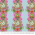 Perennial Borders Beata's Garden in Seafoam AMT137-78V Cotton 44"/45" Fabric Per Yard