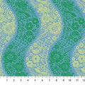 Perennial Borders Village Path in Sea AMT139-64C Cotton 44"/45" Fabric Per Yard