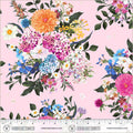 Petal Bountiful Bouquets Midnight Blooms Cotton 44"/45" Fabric Per Yard