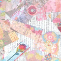 Pink New Vintage Wideback Cotton Fabric Per Yard