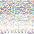 Polychrome Paper Stamped Cotton 44"/45" Fabric Per Yard