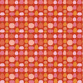 Pumpkin Patch Poppie Cotton Orange Pink 44"/45" Fabric Per Yard