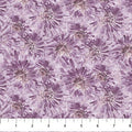 Purple Floral Texture Flourish Cotton 44"/45" Fabric Per Yard