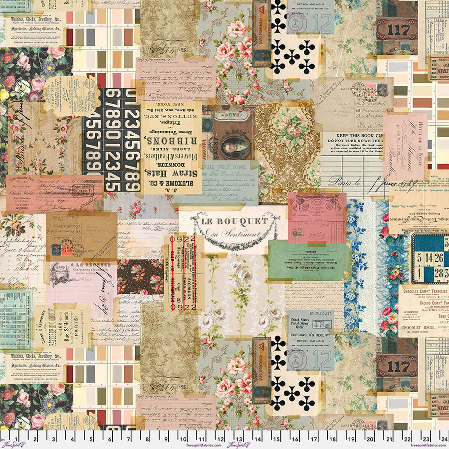 FS Backing Fabric - Ephemera - Palette || Tim Holtz Palette