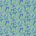 SF Blue Wanderlust Big Cats Quilting Cuddle