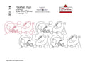 1522 Football Fun Pantograph by Rose-Clair Fletcher