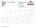 1530 Swirls And Whirls Pantograph by Rose-Clair Fletcher