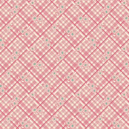 MB Aunt Grace Calicos Pink Lattice