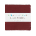 Red Burgundy Bella Solids Charm Pack Precuts