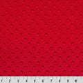 Red Cuddle Dimple Fabric per yard