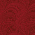 Red Medium Color Wave Texture Flannel Wideback Fabric per yard