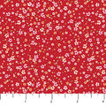 Red Petal Drift Pocket Posies Cotton 44"/45" Fabric Per Yard