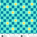 Reef Twinkle Tiles Color Pop Playground Cotton 44"/45" Fabric Per Yard