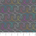 Ribbon Gray Multi Dewfall Cotton 44"/45" Fabric Per Yard