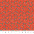 Rosette Tomato Yesterday Cotton 44"/45" Fabric Per Yard