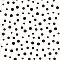 Suzybee Black on White Irregular Dot