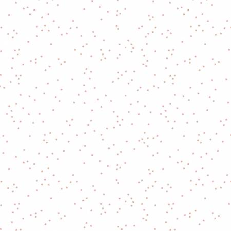 RB Blossoms On White In Color Rosegold Sparkle