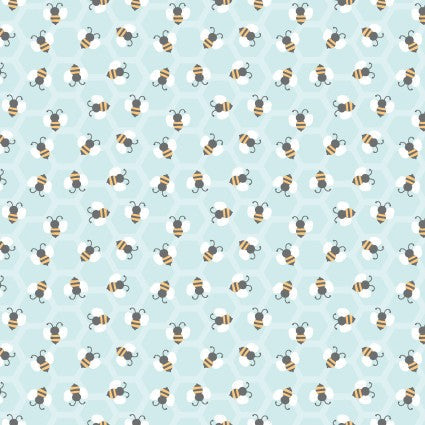 SE Hello Honey! Light Blue Bee Hex