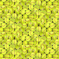 Yellow Packed Softball Fitness Fanatic 44"/45" Fabric Per Yard