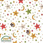 BL Fly Away Teddy- Smiling Stars White