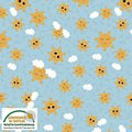 BL Fly Away Teddy- Sun and Clouds Light Blue