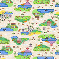Game Over Cotton 44"/45" Fabric Per Yard