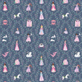Princess Trellis Cotton 44"/45" Fabric Per Yard