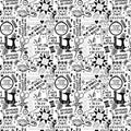White Pardon Ymy Puns Cotton 44"/45" Fabric Per Yard