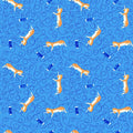 Oceanic Tangled Cotton 44"/45" Fabric Per Yard