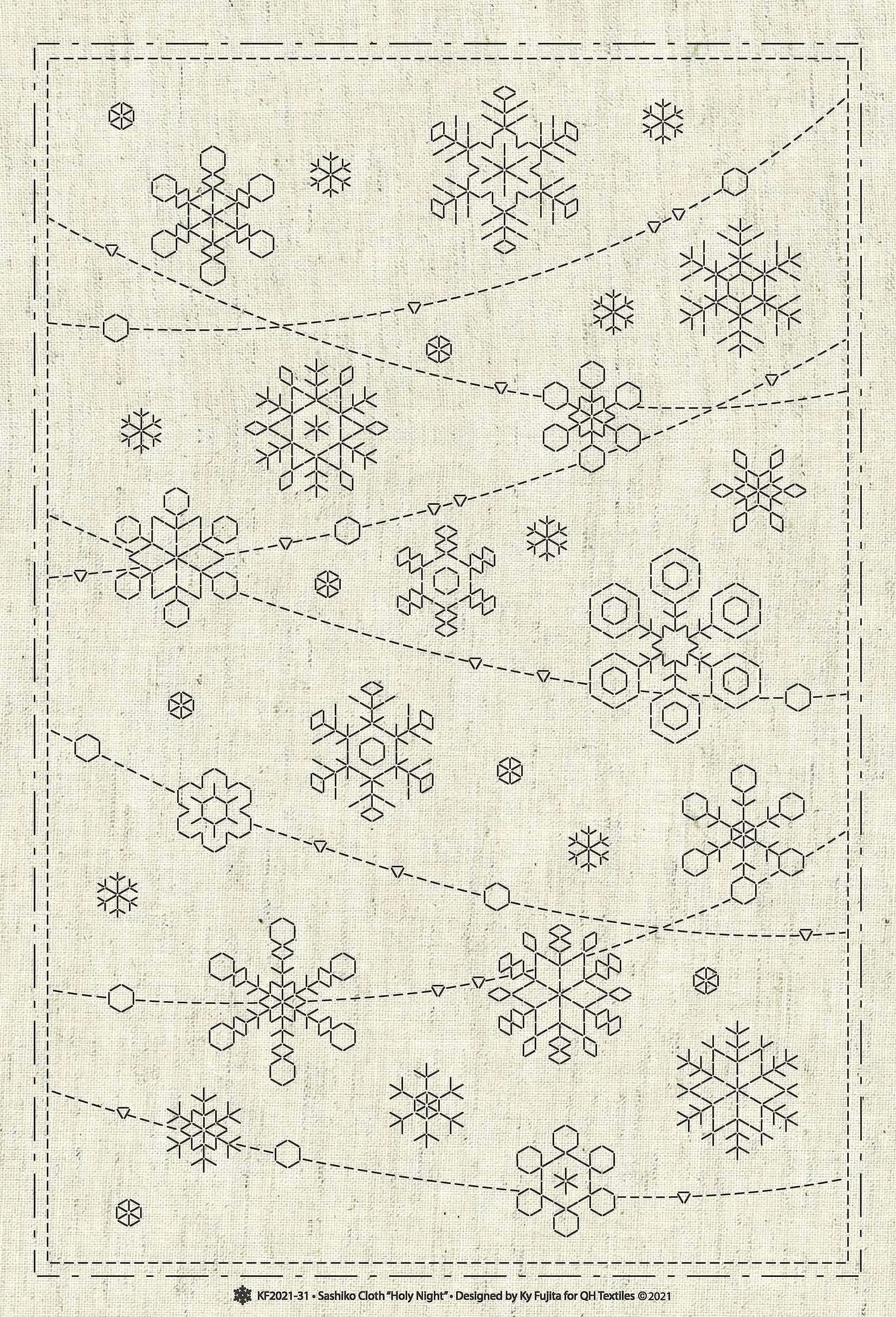 Sashiko Cloth Holy Night