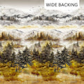 Scenic Ochre Multi Misty Morning  B28646-54 Wideback Fabric per Yard