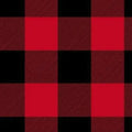 Red Buffalo Plaid Cotton Wideback Fabric per yard