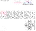 1716 Crescent Swirls Pantograph