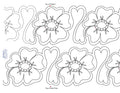 1400 Flowers and Hearts Pantograph