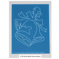 1110 Silver Bells 4 1/4" by 3 1/2" Charm Stencil