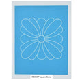 30587 Square Daisy Stencil 6 1/4"