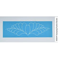 30597 Sweeping Feather Border Stencil 15" x 4 1/2"