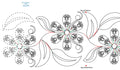 276 Fern Flower Pantograph by Linda V. Taylor