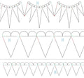 280 Heart Borders Pantograph by Linda V. Taylor