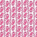 WD Magenta Paisley Stripe Our House-Natalie Barnes
