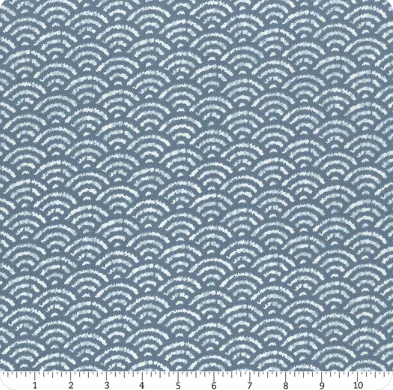 RK Blue Waves Shibori Blues Sevenberry