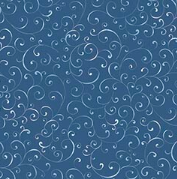 QT Blue Scroll WINTER SOLSTICE