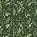 WL Forest Ferns Allover Green Fields