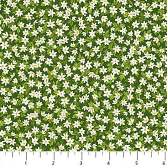 NC Lt Green Flowers Bear's Den
