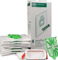 SEBO Filter Bag Box for E Series Canisters — 8 Bags with Caps