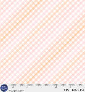PB Baby Pink Lattice First Impressions Flannel