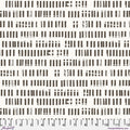 Sidelined Paper Stamped Cotton 44"/45" Fabric Per Yard